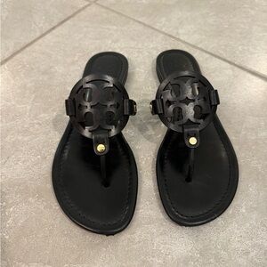 Tory Burch Women’s Black Miller Sandals 8.5